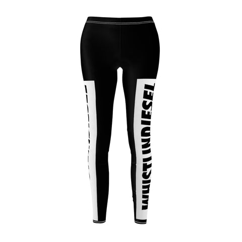 Whistlindiesel White Logo Leggings