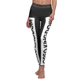 White Logo Leggings