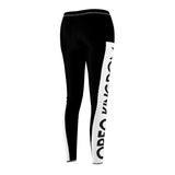 White Logo Leggings