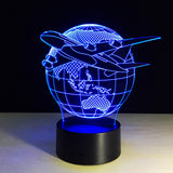 3D MAP AND PLANE COLOR CHANGING LIGHT