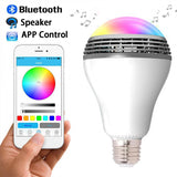 Smart LED Bulb Light Wireless Bluetooth Speaker - Bladeless 3D