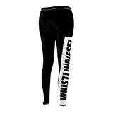 Whistlindiesel White Logo Leggings