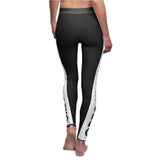 White Logo Leggings