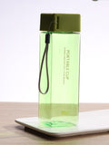 New Square Transparent Sport Heat Resistant Water Bottle