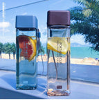 New Square Transparent Sport Heat Resistant Water Bottle