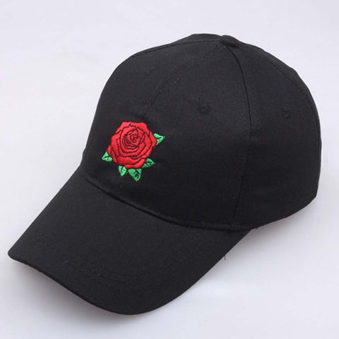 Black Fashion Rose Peddle Hat