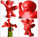 Red Man Wine Stopper