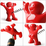 Red Man Wine Stopper