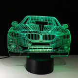 3D CAR COLOR CHANGING LIGHT - Bladeless 3D