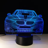 3D CAR COLOR CHANGING LIGHT - Bladeless 3D