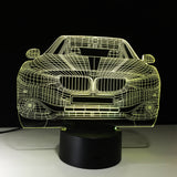 3D CAR COLOR CHANGING LIGHT - Bladeless 3D