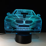 3D CAR COLOR CHANGING LIGHT - Bladeless 3D