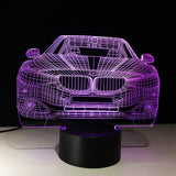 3D CAR COLOR CHANGING LIGHT - Bladeless 3D