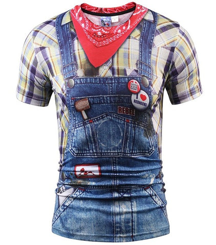 OVERALLS T-SHIRT - Bladeless 3D