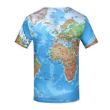 3D WORLD MAP SHIRT - Bladeless 3D