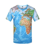 3D WORLD MAP SHIRT - Bladeless 3D