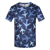 3D AIRPLANE DESIGN SHIRT - Bladeless 3D