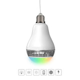 Smart LED Bulb Light Wireless Bluetooth Speaker - Bladeless 3D