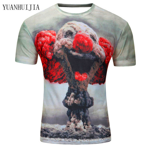 3D Clown Nuclear Bomb Shirt - Bladeless 3D