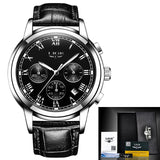 LIGE Men's Watch - Bladeless 3D