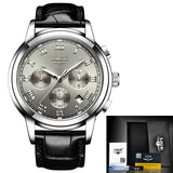 LIGE Men's Watch - Bladeless 3D