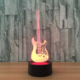 3D GUITAR COLOR CHANGING LIGHT - Bladeless 3D