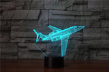 3D AIR PLANE COLOR CHANGING LIGHT - Bladeless 3D