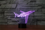 3D AIR PLANE COLOR CHANGING LIGHT - Bladeless 3D