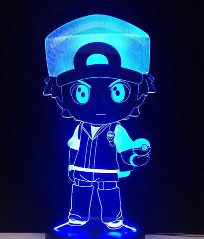 3D CHARACTER COLOR CHANGING LIGHT - Bladeless 3D