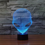 3D ALIEN COLOR CHANGING LIGHT - Bladeless 3D