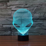 3D ALIEN COLOR CHANGING LIGHT - Bladeless 3D